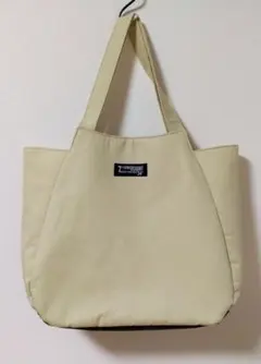 [GW セール]大きいチューリップバッグ　ベージュ　ハンドメイド