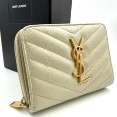 24時間以内発送】 サンローラン YSL 長財布 カサンドラ Vステッチ