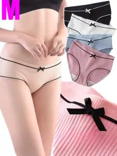 レディース ショーツ ランダムカラー入り 4枚セット
