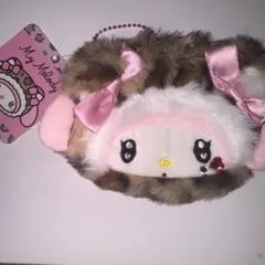 【新品タグ付き】サンリオ マイメロディ ミニフェイスポーチ ヒョウ柄ギャル 平成