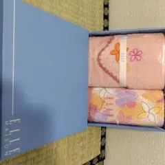［更に値下げしました］ELLE MAISON 花柄タオルセット