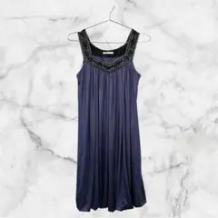 G8 美品 axes femme アクシーズファム ワンピース キャミ ビジュー