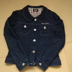 《美品》Mezzo Piano メゾピアノ☆デニム風ジャケット 160cm