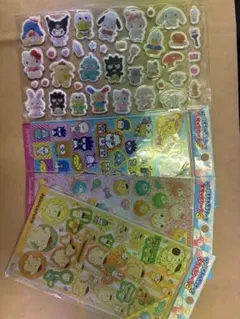 完売品❣️サンリオぬいぐるみぷくぷくステッカー セット‼️レアぬいぐるみバージョン❣️