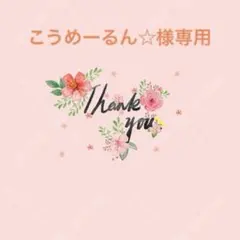 こうめーるん様専用ページ