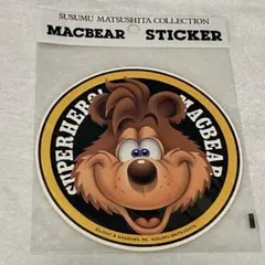 【レトロ】　MACBEAR STICKER マックベア