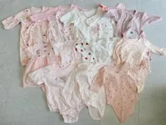ベビー服 女の子 ピンク系 50~70cm 13点 まとめ売り
