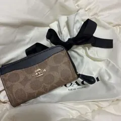 COACH コインケース・小銭入れ ブラウン/ブラック