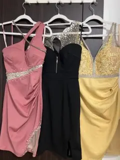 JEWELS ピンク タイトフィットドレス S 4枚セット