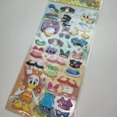 ドナルド　デイジー　きせかえシール