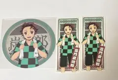 鬼滅の刃　極楽湯　コースター　ステッカー　炭治郎