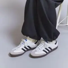 adidas Samba ホワイト/ブラック スニーカー