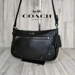 35 COACH コーチ　レザー　ショルダーバッグ
