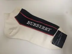 BURBERRY バーバリー 靴下 ソックス スニーカーソックス 未使用品 赤のサムネイル