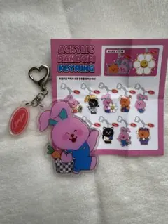 wiggle wiggle ウィグルウィグル　アクリルランダムキーリング