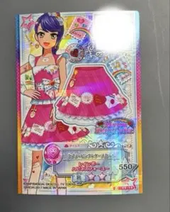 アイカツ ラブリーピンクレタースカート 如月ツバサ