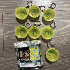 ゆるキャン△ ミニケロリン桶キーホルダー セット　7個
