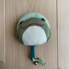 カエルデザイン手鏡 鈴付き