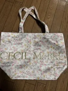 セシルマクビー 花柄 トートバッグ