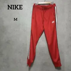 NIKE ナイキ　ジャージ　レッド　ワンポイント　M サイドライン