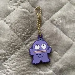 ハンギョドン　ラバーキーホルダー　４０周年　紫