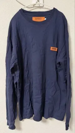 【美品】UNIVERSAL OVERALL ネイビー ロングスリーブTシャツ