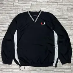 USA古着 ナイロンプルオーバー REDSKINS チームロゴ 刺繍デザイン