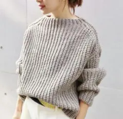 IENA chere British wool プルオーバー