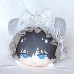 ヘッドドレス おまんじゅう ちびぐるみ ブルーロック ぱぺっと 猫耳 グレー
