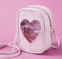 Sweet3月号特別付録　マイメロディ&クロミ　ハートクリアポシェット