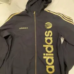 adidas NEO LABEL フルジップジャケット 黒/金　Lサイズ