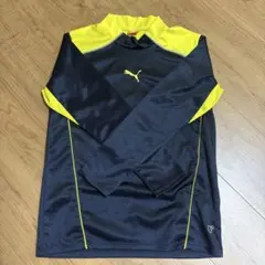 Puma ネイビー/イエロー 長袖ウェア150