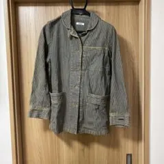 cantwo ヒッコリーストライプ カバーオール ジャケットのサムネイル