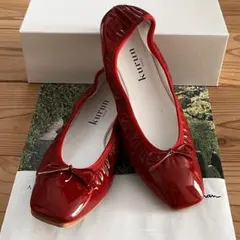 kurunTokyo Giselle エナメル レッド 26.5 美品