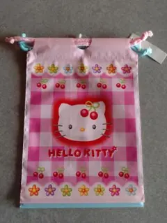 ハローキティ　ビニール巾着袋2色セット