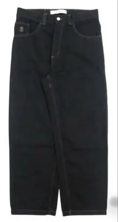 polar 93 denim オリーブ　ステッチ　ポーラー　ビックボーイ