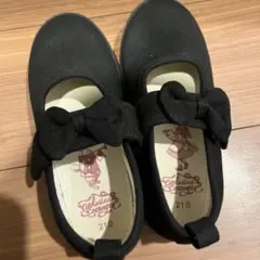キャサリンコテージ ブラックフォーマルシューズ 21.0