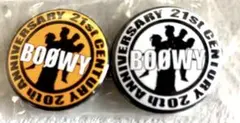 新品 BOØWY 20th ANNIVERSARY ピンバッジ 2個セット - メルカリ