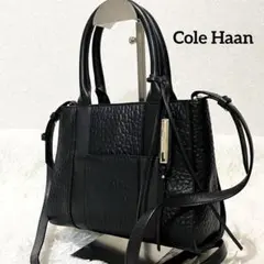 コールハーン　2way ハンドバッグ　ショルダー　レザー　黒