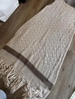 Rope Picnic フリンジワンピース 38