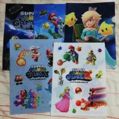 マリオ　セブンイレブン　クリアファイル　5種類セット