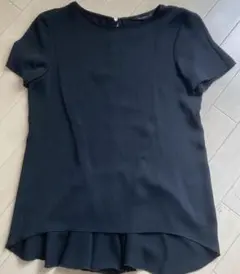 ZARA BASIC ブラック 半袖 ブラウスのサムネイル