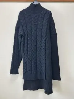 STELLA McCARTNEY ダークブルー タートルネックセーター