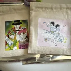 スリーコインズ りぼん ミニ巾着　ルナティック雑技団 ときめきトゥナイト