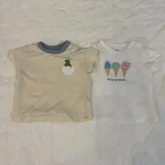 ベビー Tシャツ 2枚セット 60-70cm　西松屋