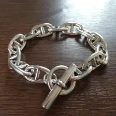 シルバーチェーン アンカーチェーン ブレスレット シルバーS925 バングル