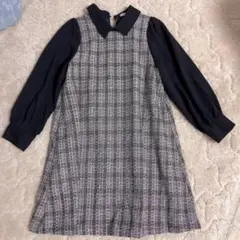 スピックアンドスパン チェック ワンピース