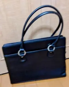 marie claire 黒 ビジネスバッグ