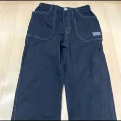 綿100% 長ズボン　ボトムス パンツ　140サイズ　黒