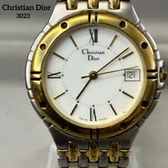 Christian Dior 3023 メンズ デイト クォーツ 腕時計 稼働品のサムネイル